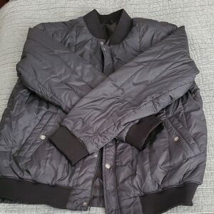 The North Face Men's Black Quilted Bomber Jacket